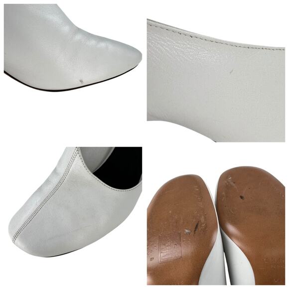 Celine White Block Heels - Picture 7 of 7